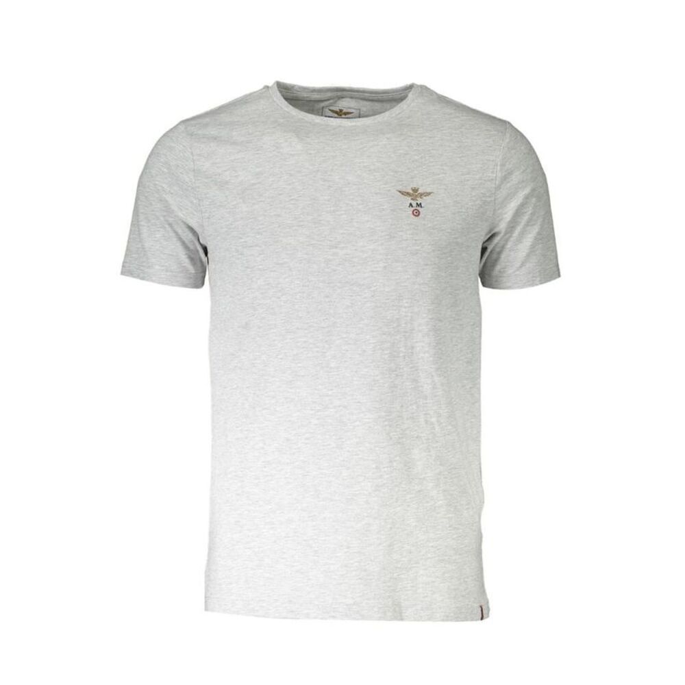 Aeronautica Militare Grigio Cotton Men Men's T-Shirt